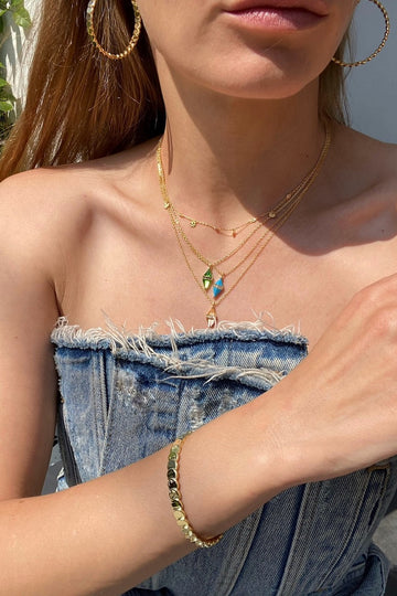 TAROT NECKLACE- ROSE QUARTZ